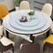 27.56" Glass Lazy Susan Turntable Dining Table Centerpiece For Tabletop